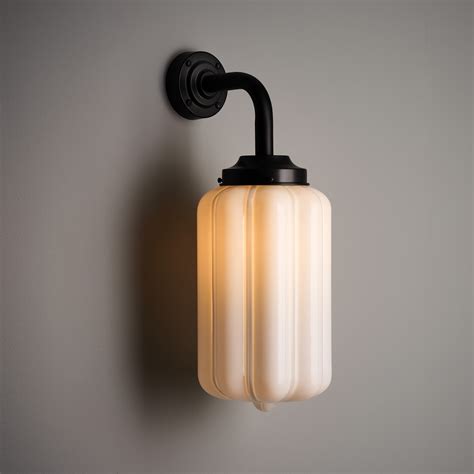 opaline wall light|Opaline Glass Deco Wall Light